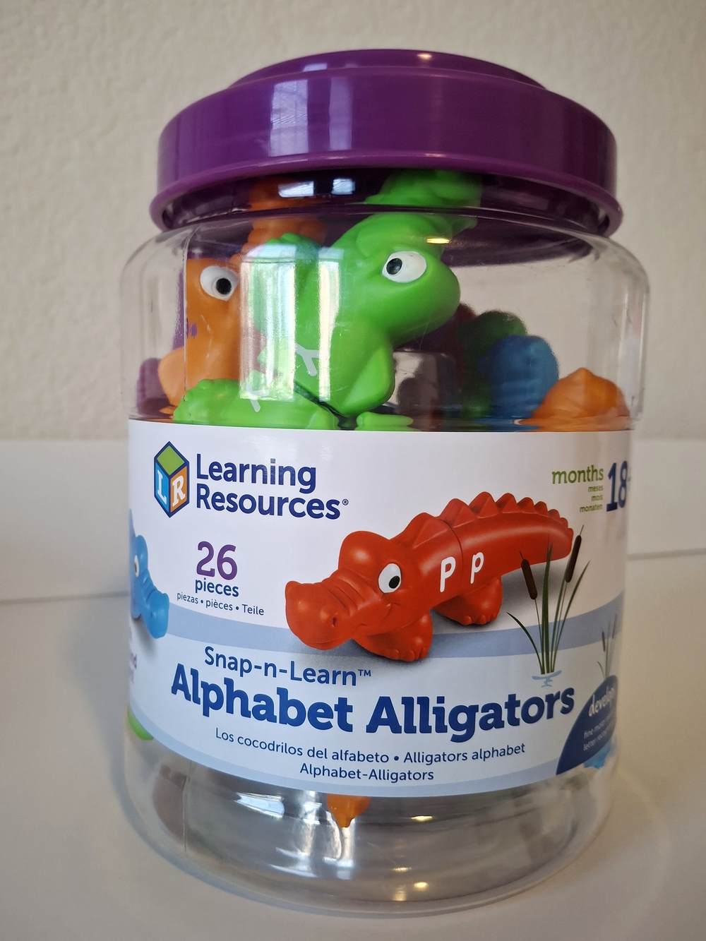 Learning Resources Alphabet Alligators Snap-n-Learn